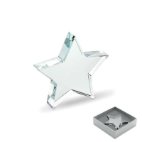 Glazen ster award Starward transparant