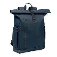 Rolltop laptop rugzak 600D Bangkok roll blauw