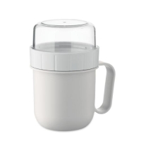 Meeneembeker PP 450 ml Cup on go wit