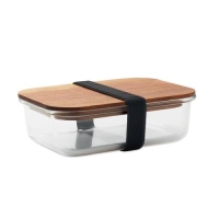 Glazen lunchbox 800 ml Vitrio lunch transparant