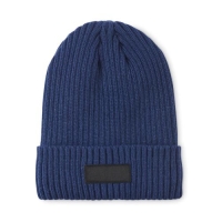 3M gebreide muts met boord Anvik blauw