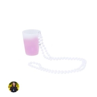 Shotglas met LED aan koord wit