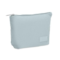 Corduroy cosmeticatasje Cordy-T babyblauw