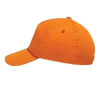 Katoenen baseball cap Racing oranje
