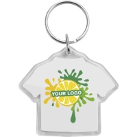 Kunststof sleutelhanger Zuni Shirt neutraal