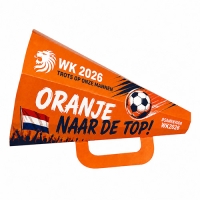 Kartonnen megafoon - kleine oplage wit