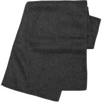 Polyester fleece sjaal zwart
