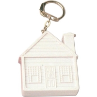 Sleutelhanger rolbandmaat home wit