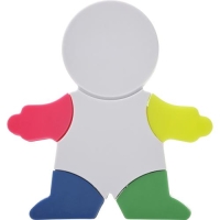 Markeerstift Poppetje wit