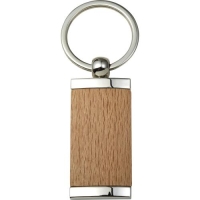 Houten sleutelhanger Stijlvol bruin