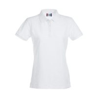 Premium dames polo wit,l