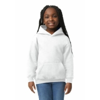 Gildan hoodie kinderen wit,l