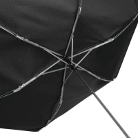 Opvouwbare paraplu Flat zwart