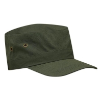 Cap Military donkergroen