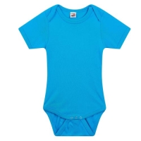 Romper korte mouw blauw,80