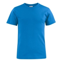 Stevig kindershirt oceaan blauw,130-140