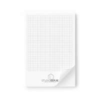 A4 notitieblok 50-vels wit