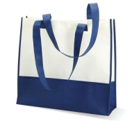 Trendy boodschappentas blauw