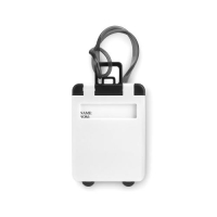 Kofferlabel Traveller wit