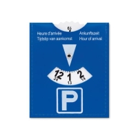 Parkeerkaart van PVC blauw