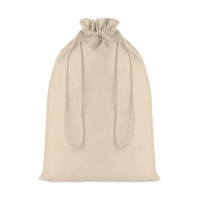 Katoenen geschenktasje large beige