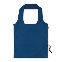 Opvouwbare tas van RPET blauw