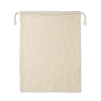 Herbruikbaar voedseltasje Veggie beige