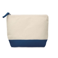 Katoenen toilettas Tess blauw
