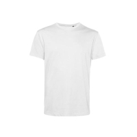 B&C T-shirt organic E150 wit,l