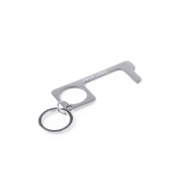 Anti-contact sleutelhanger Bigox zilver