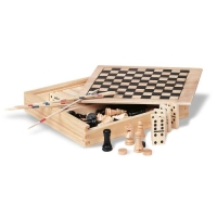 Houten spellenset Quality time hout