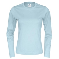 Longsleeve shirt dames lichtblauw,l