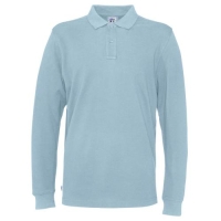 Cottover L/S polo lichtblauw,l