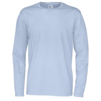 Longsleeve shirt man lichtblauw,l