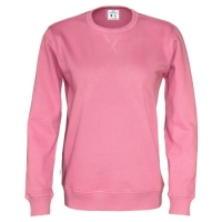 Cottover crew neck unisex roze,l