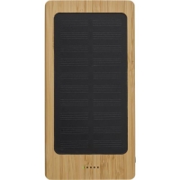 Bamboe powerbank zonne-energie bamboe