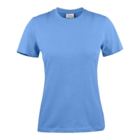 Printer Heavy t-shirt Lady hemelsblauw,m