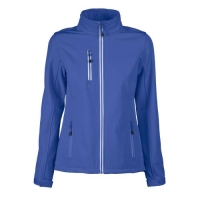 Printer Vert Lady Softshell Jacket blauw,l
