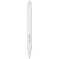 Corn plastic balpen Terra wit