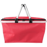 Sterke boodschappenmand Oxford rood