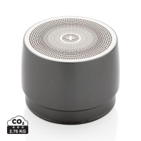 Swiss Peak 5W draadloze bass speaker grijs