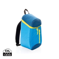 Hiking koelrugzak 10L blauw/geel