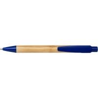 Bamboe balpen blauw