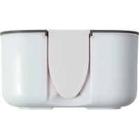 PP en siliconen lunchbox wit