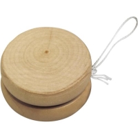 Ronde houten jojo bruin