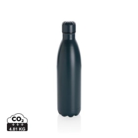Uni vacuum rvs fles 750 ml blauw