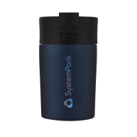 Koperen vacuüm geïsoleerde beker Jetta 180 ml blauw