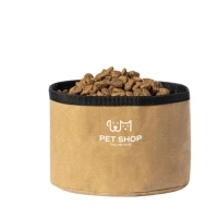 Voerbak opvouwbaar Poppy naturel