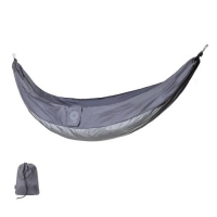 Hangmat gerecycled nylon grijs