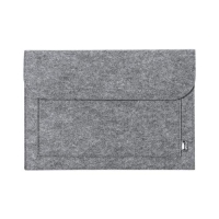 Vilten laptophoes Novac grijs